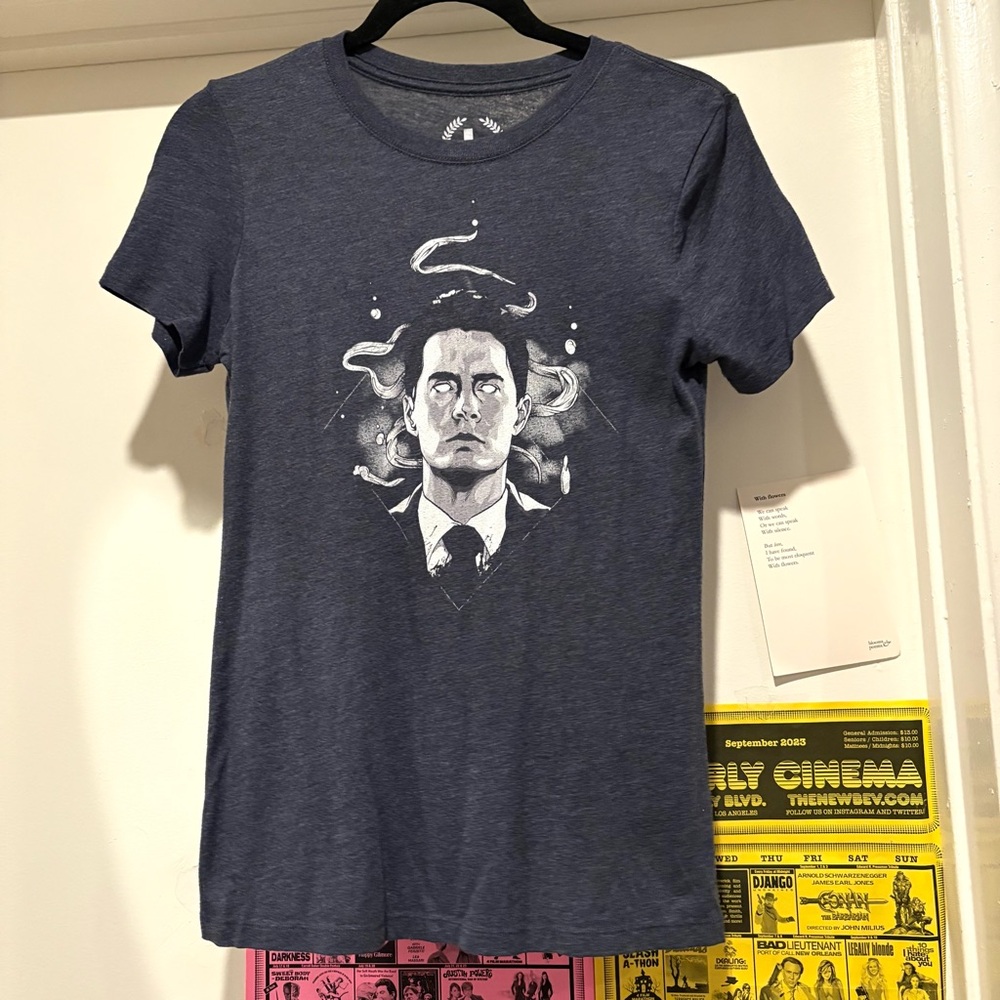 Twin Peaks Agent Cooper Graphic Tee David Lynch Fire Walk With Me Cinephile